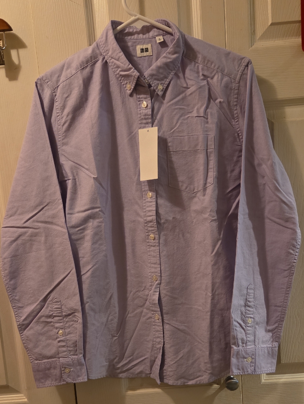 Uniqlo Light Lavender Button-Down Oxford Shirt